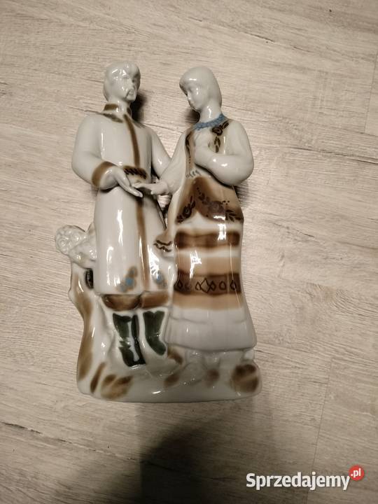 Figura porcelanowa Ukraina kozak i panna zachodniopomorskie Choszczno