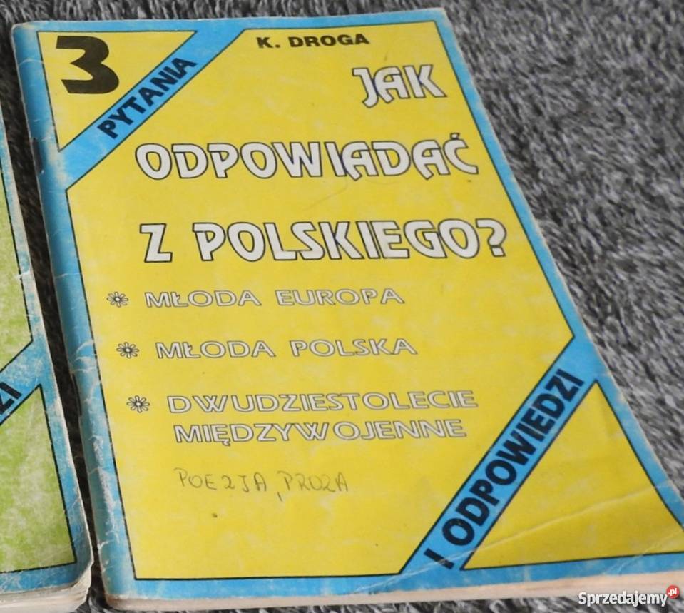 ODPOWIADAĆ Z POLSKIEGO 3 KDROGA język polski Siedlce