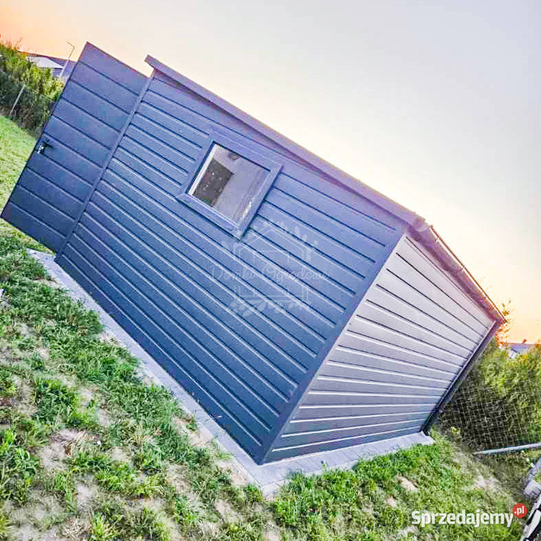 Domek ogrodowy 4x3m brama dwuskrzydłowa 2x okno kujawsko-pomorskie
