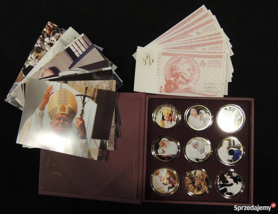 Jan Paweł II Banknot Moneta Medal Odznaczenie Sosnowiec