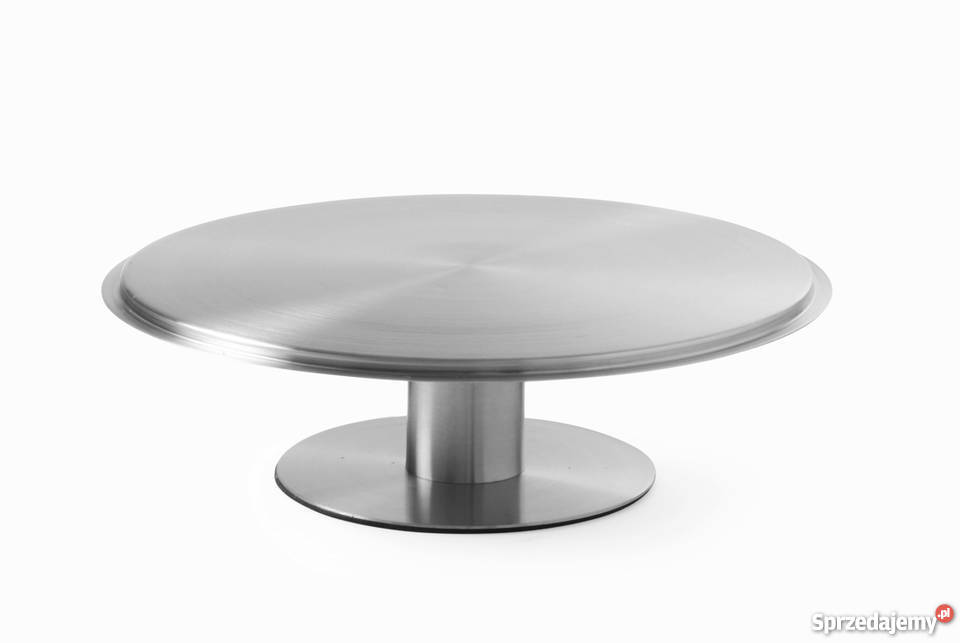 Obrotowa patera do ciast 30 stal nierdzewna Poczesna sprzedam