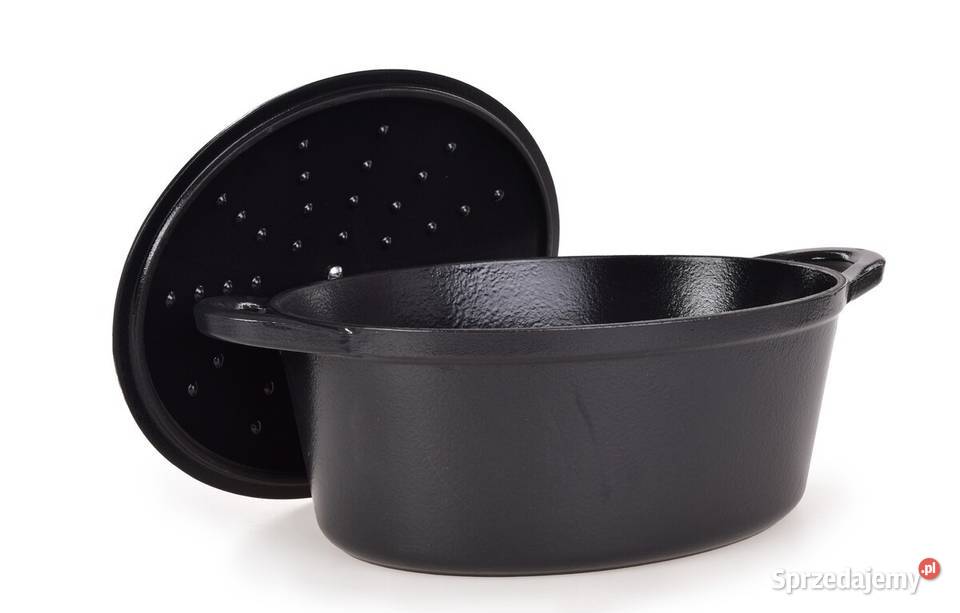 7L żeliwna brytfanna z samopodlewającą pokrywką Warszawa