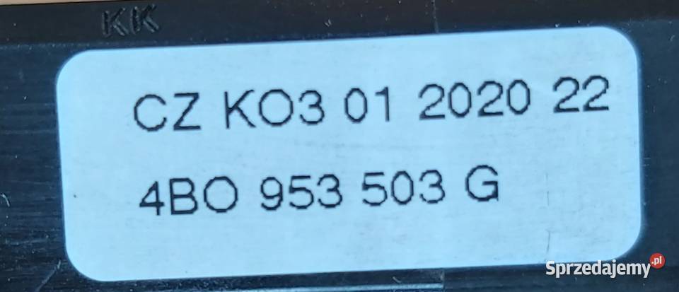 Przełącznik zespolony pająk manetki Audi VW dolnośląskie Oława