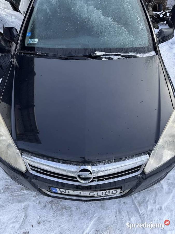 Opel Astra H czarna hatchback na części Płońsk