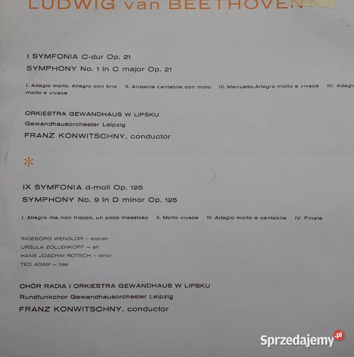 36 Zestaw 5 Płyta winylowa Beethoven sonaty Tczew