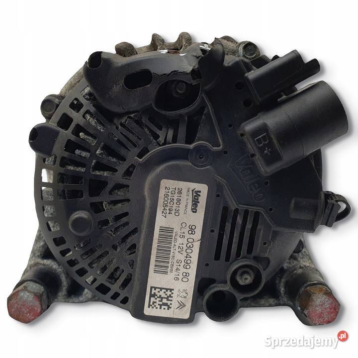 ALTERNATOR Mitsubishi ASX 16 DID 9803049980 lubelskie Chełm