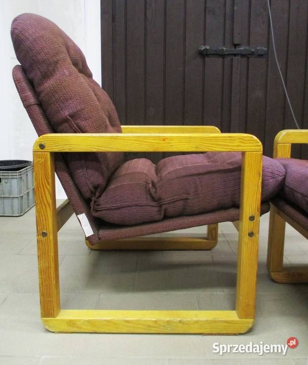 Fotel Bolek Polska lata 80 PRL Nieporęt