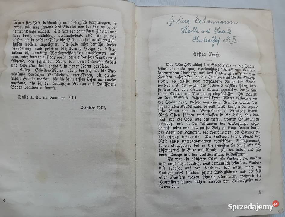 Georg Hesekiel SchellenMoritz Deutsches Leben im wielkopolskie Koźminek