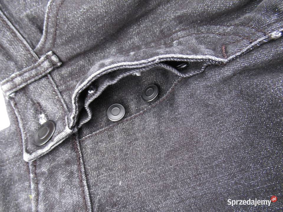 męskie Spodnie 40 L grafitowe Denim Co