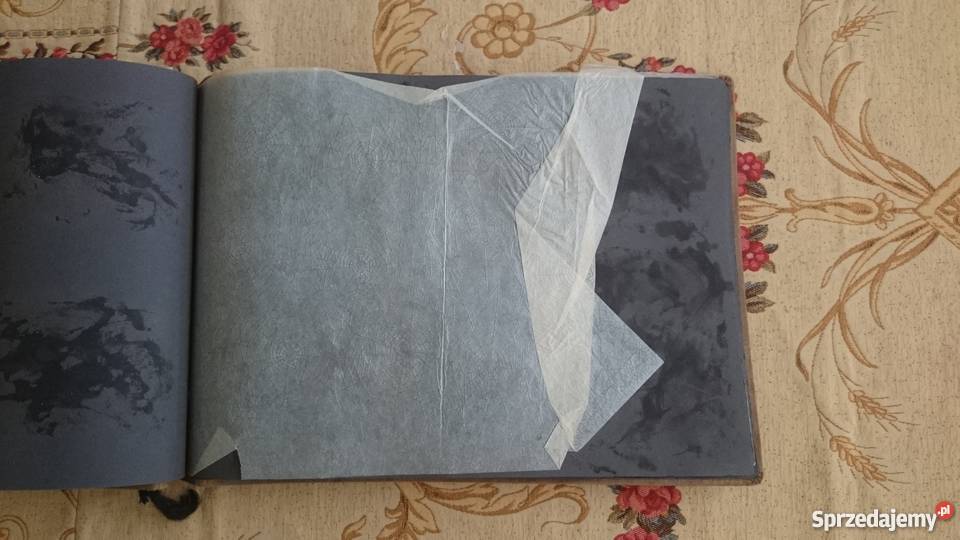 Stary niemiecki album do zdjęć fotografii Kolekcje Ostrów Wielkopolski