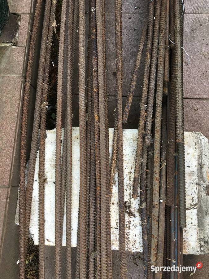 Pręt żebrowany fi 16 mm długość 500 17 mazowieckie Zielonka sprzedam