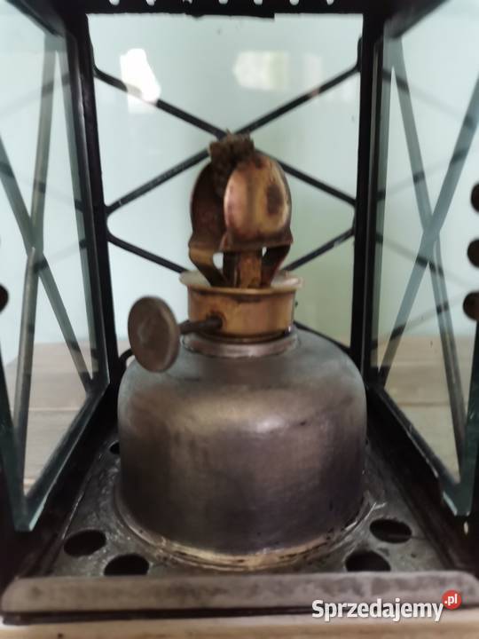 Stara lampa na nafte Art Deco z końca lat 30