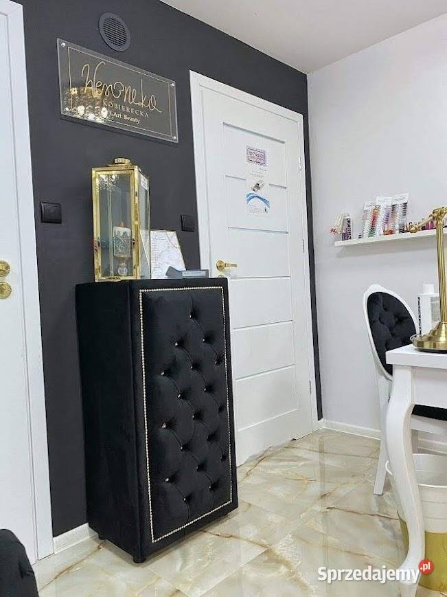 Mała lada recepcja welurowa 100 kolorów Warszawa