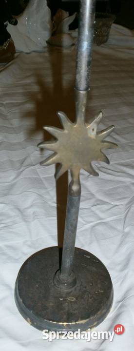 Świecznik metalowy stary Kraków