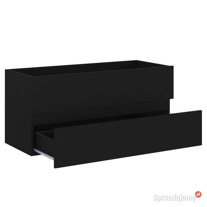 Szafka pod umywalkę czarna 100x385x45 WM804765 Warszawa
