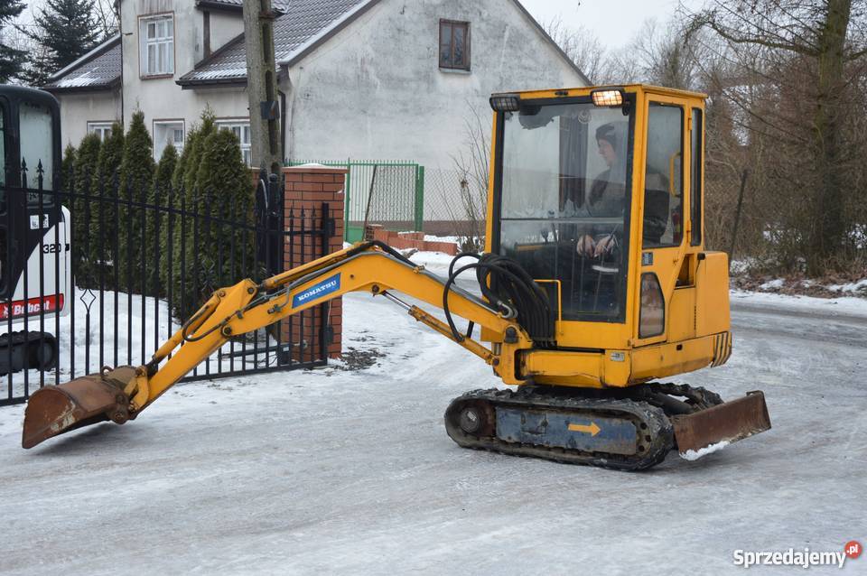 Minikoparka mini koparka KOMATSU PCO5 15T 1992r Rok produkcji 1992 Złoczew