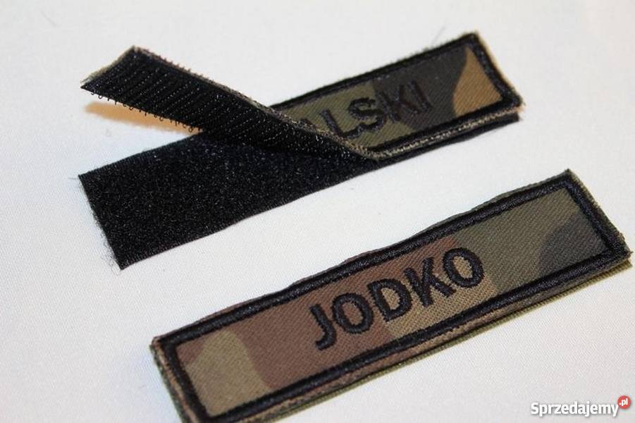 Naszywka na Mundur Imię IMIENNIK identyfikator z Grudziądz
