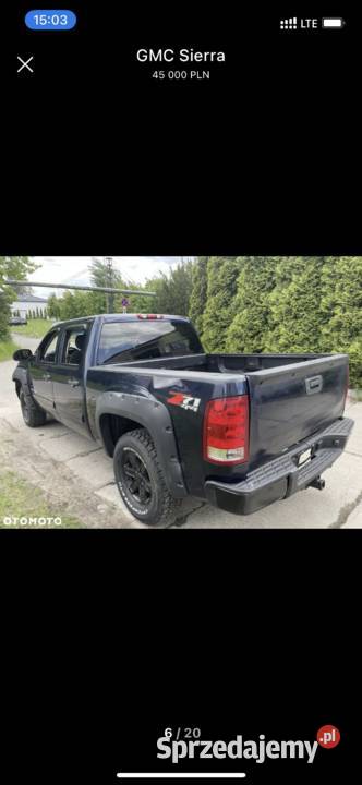 GMC Sierra nie RAM Sierra