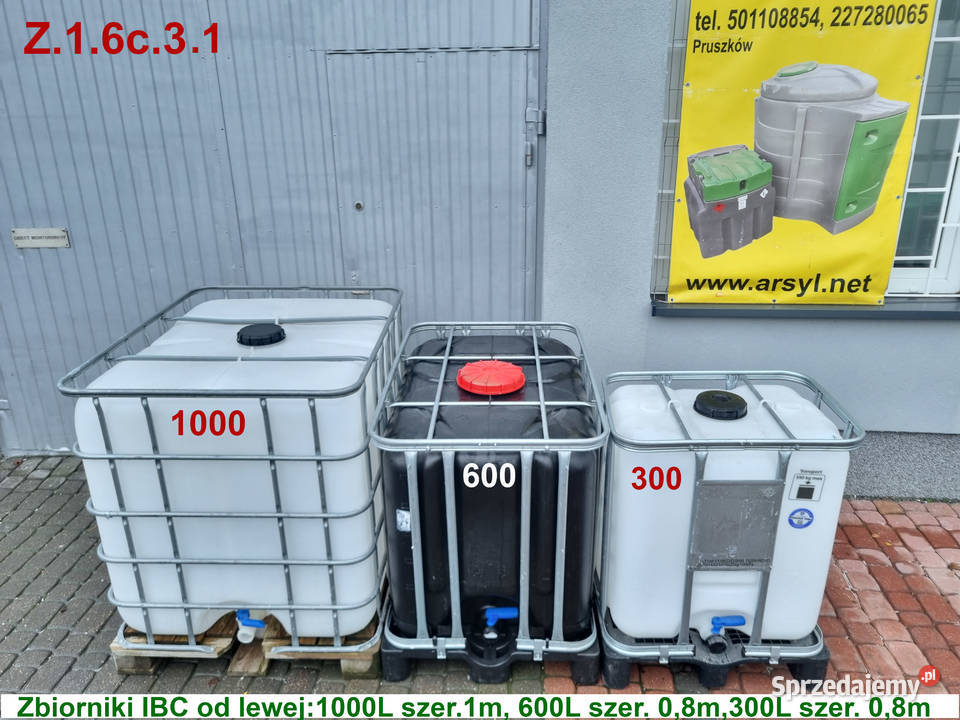 Zbiornik Mauzer do Morsowania na deszczówkę 1000 mazowieckie Pruszków