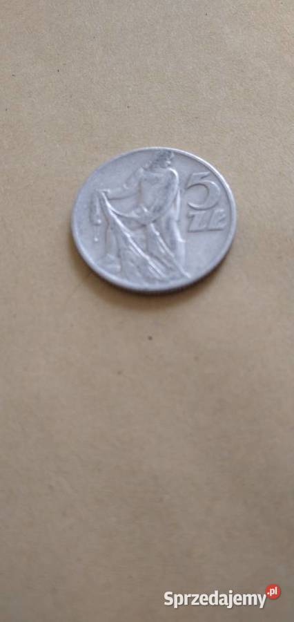 5 ZŁOTYCH 1960 RYBAK Stan widoczny na zdjęciu Kalisz