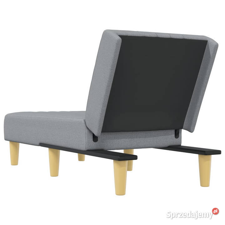 Szezlong jasnoszary obity tkaniną WM352822 Warszawa sprzedam