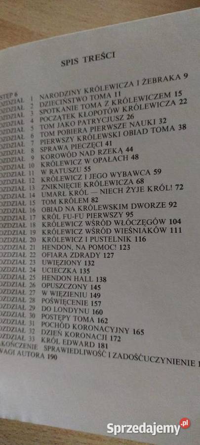 Królewiczi Żebrak Mark Twain ISBN 8385193022 Lublin