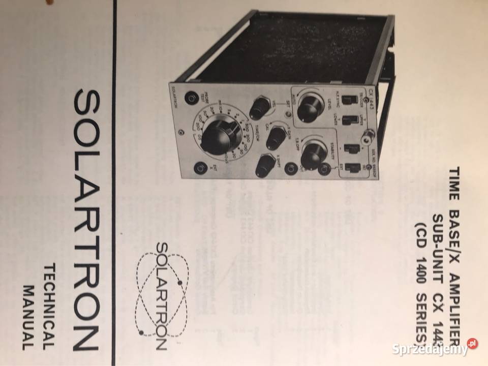 SOLATRON CD1400 instrukcja serwisowa Lublin