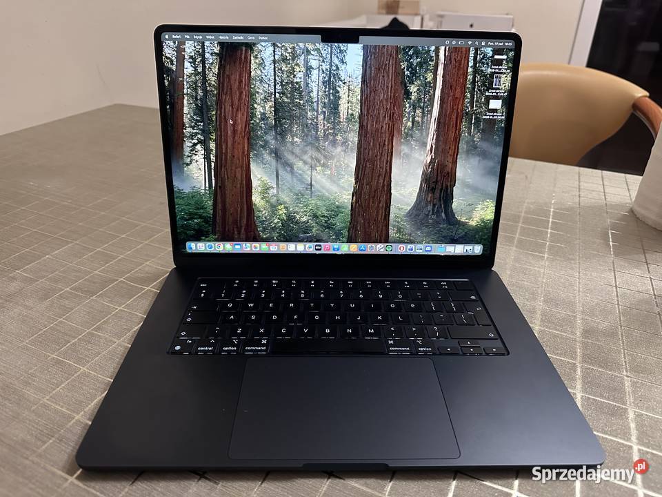 MacBook Air 15 M3 8GB RAM 256GB SSD bateria 100 wielkopolskie