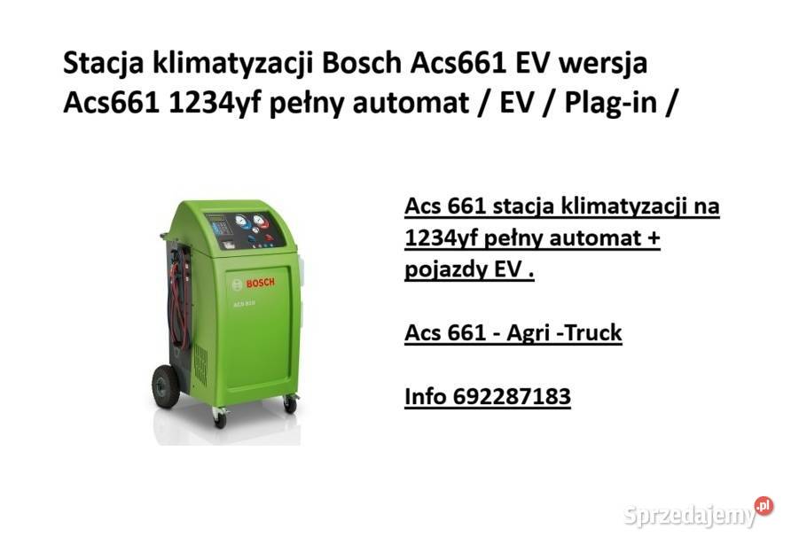 Acs 661 stacja klimatyzacji Bosch EV 1234yf Bielsko-Biała