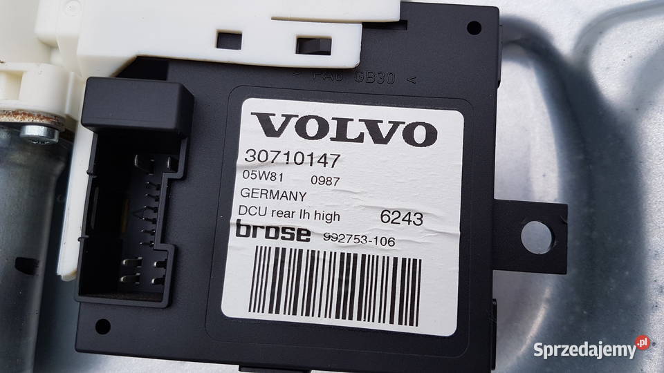 Volvo V50 s40 mechanizm elektryczny podnośnik Legnica