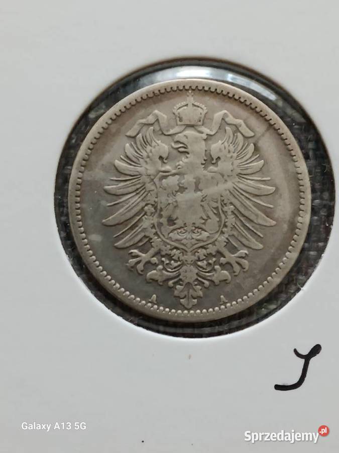 1 Marka Prusy 1876 r men A Konin sprzedam