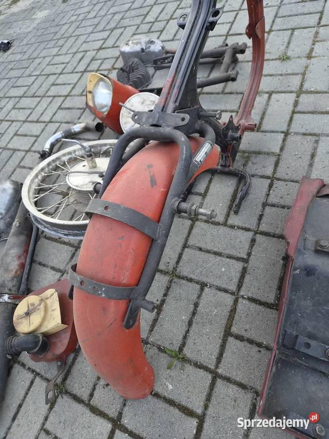 MZ ES 125 G rama koła siedzenie