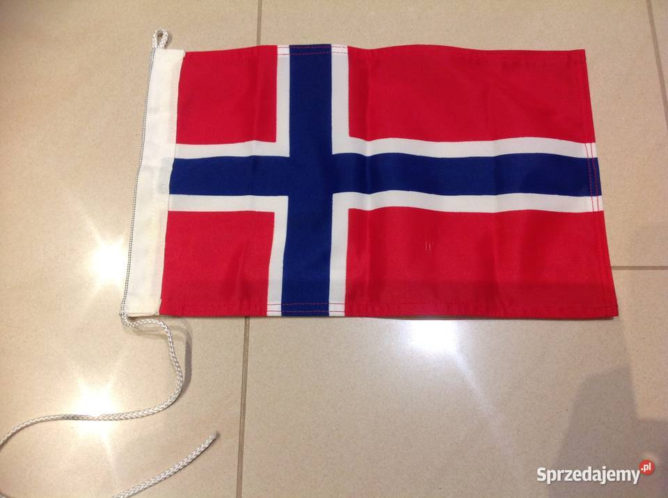 Flaga Jachtowa Norweska Norwegii Nowa Sól