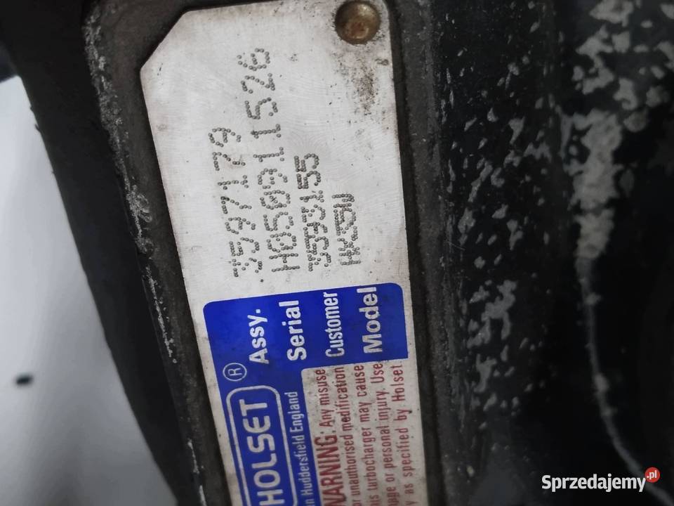TURBOSPRĘŻARKA H050911526 DAF XF 20122016 106 osobowe