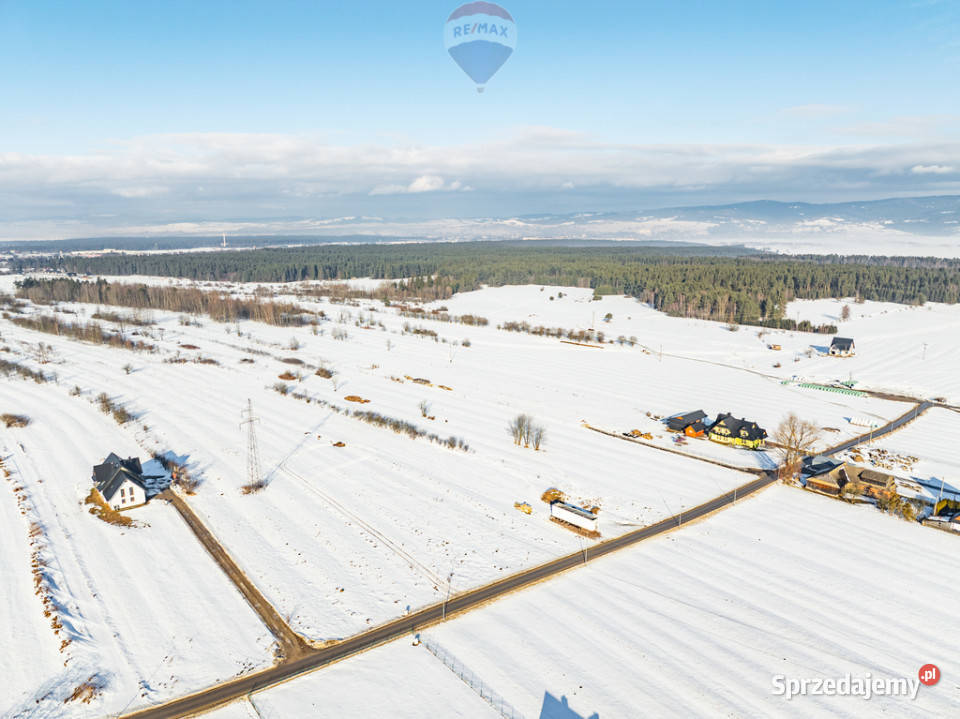 Działka z WZ Bór Szaflary 21m