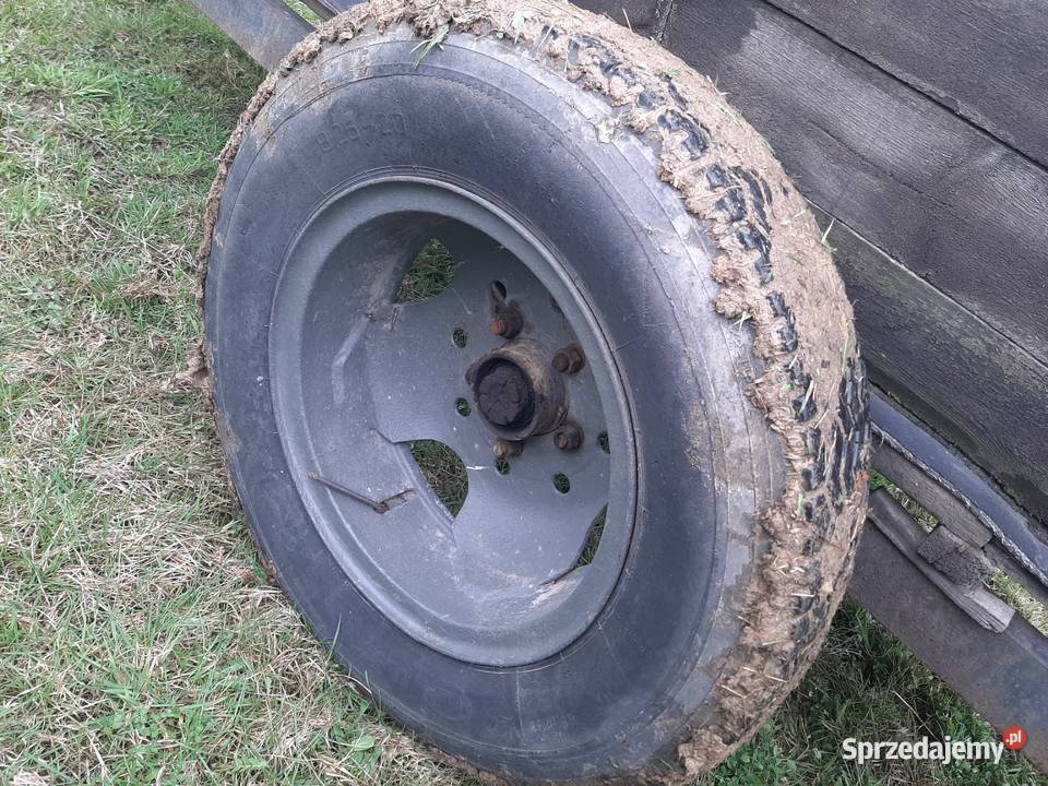 Przyczepa dwukolówka wóz masywna jednoosiową Przyczepy rolnicze Dębica