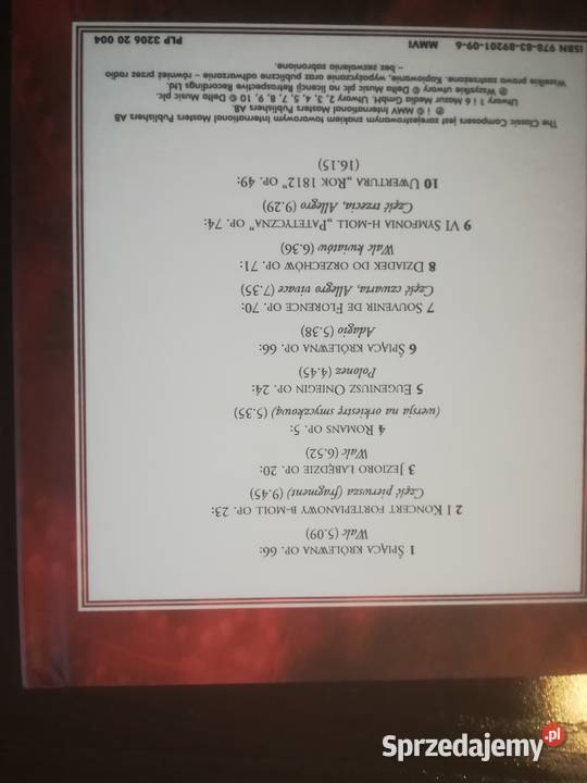 Sprzedam 16 płyt CD z muzyki klasycznej klasyczna Biłgoraj sprzedam