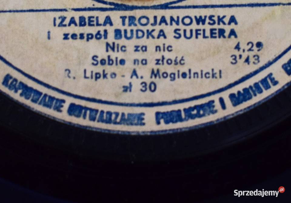 Izabela Trojanowska i Budka Suflera płyty płyta winylowa Chełmno