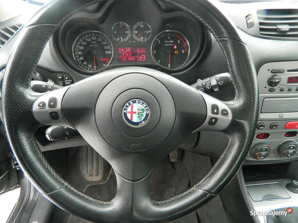 Alfa 147 2005 19JTD 150 NAJBOGATSZA SKÓRA SKÓRA komputer pokładowy Kraków