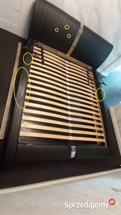 Duże małżeńskie łoże 200 x 160 z pojemnikiem na 160cm Częstochowa sprzedam
