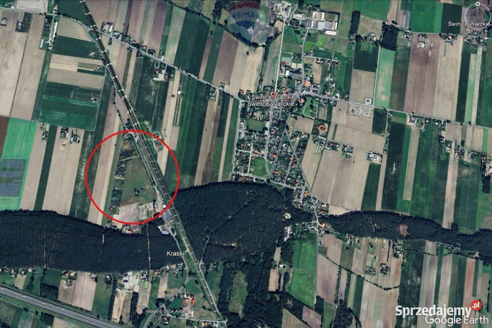 Działka Budowlana w Świnicach Warckich 7222 m Sprzedaż łódzkie Świnice Warckie