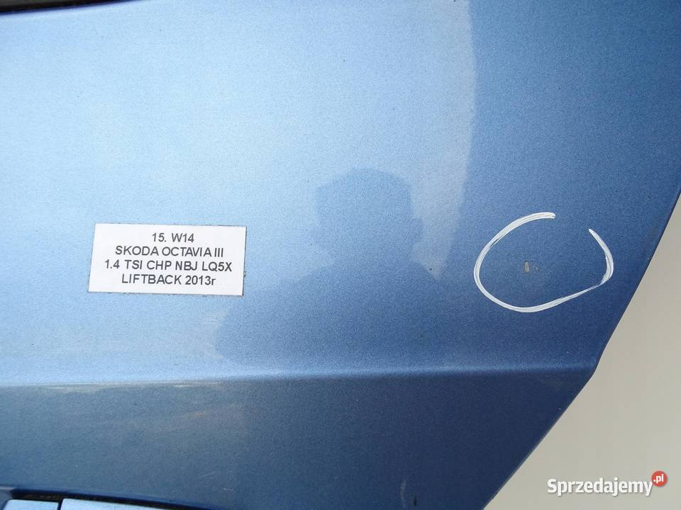 DRZWI LEWY TYŁ LEWE TYLNE LQ5X SKODA OCTAVIA III sprzedam