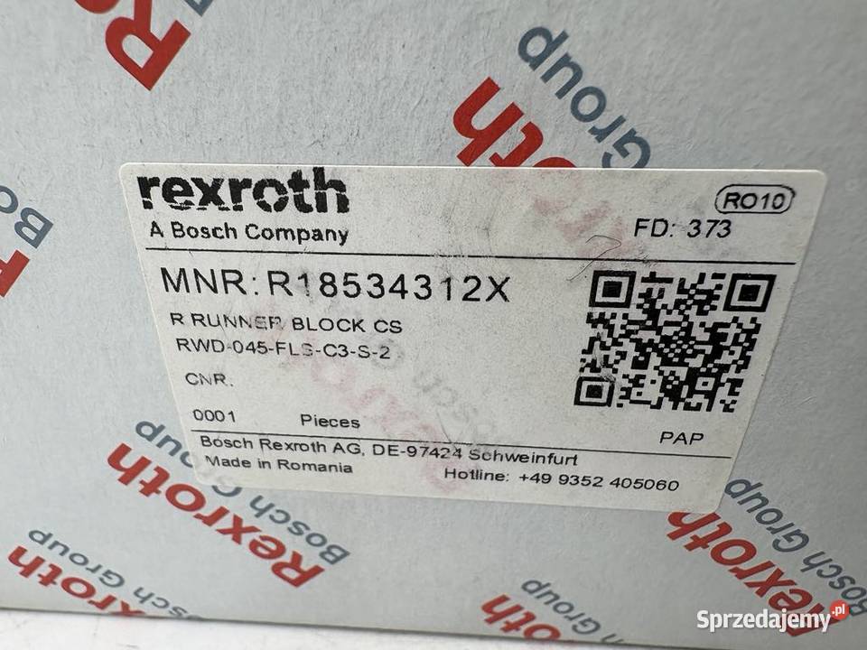 Rexroth R18534312X Prowadnica liniowa mazowieckie Warszawa