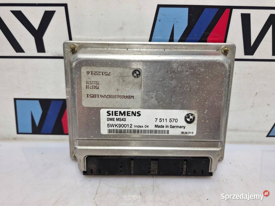 BMW E39 ZESTAW STARTOWY KOMPUTER KLUCZYK osobowe