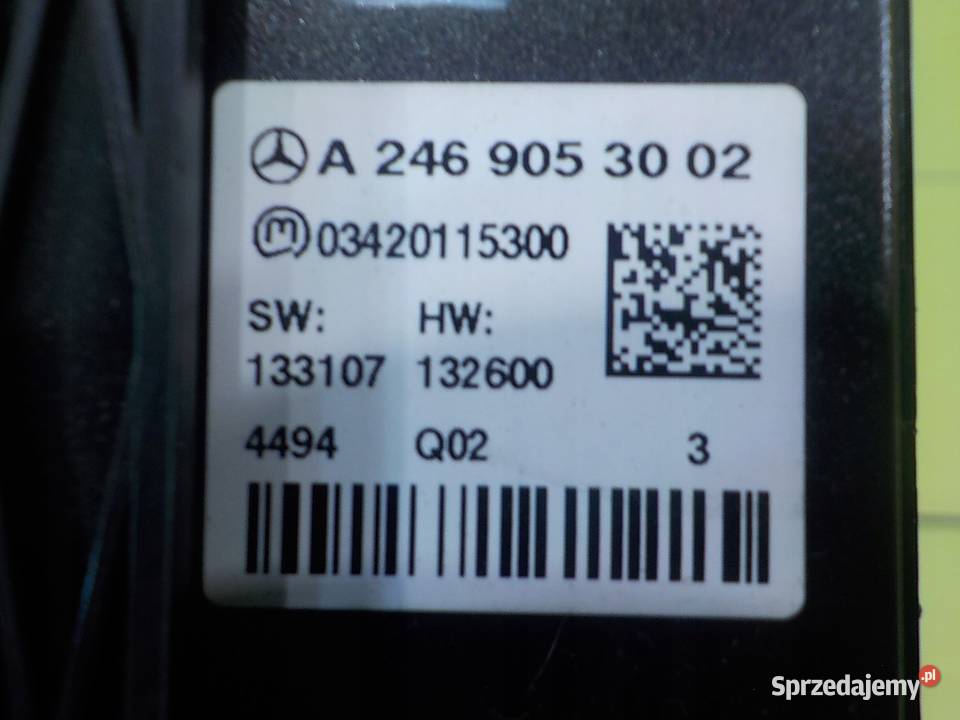 MERCEDES A W176 15 CDI 15r HB 5D panel radia osobowe