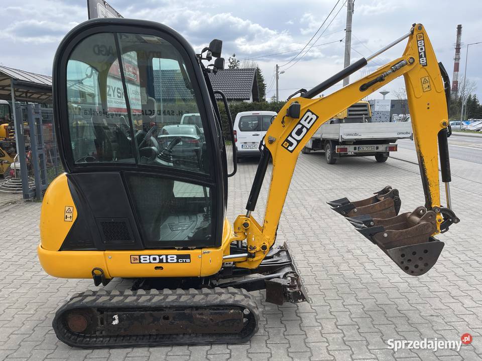 Minikoparka JCB 8018 CTS Kubota Cat Takeutchi Szybkozłącze małopolskie Nowy Sącz