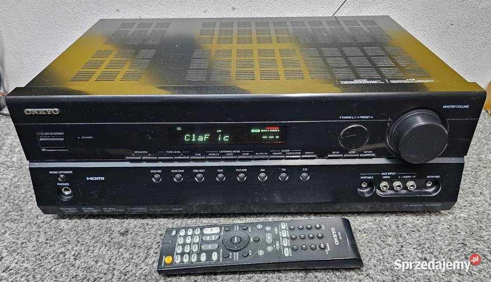 Amplituner ONKYO TXSR307 HDMI pilot sprzedam