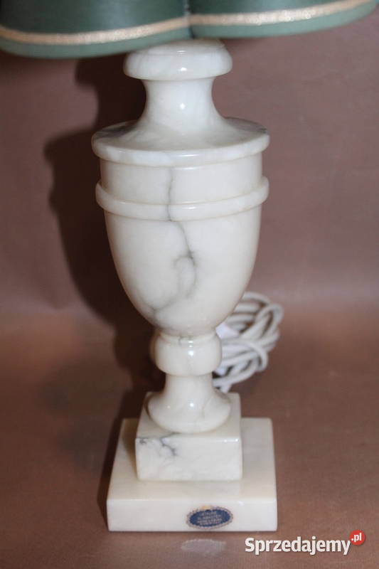 Włoska lampa marmurowa 245 Antyki Szczecin sprzedam