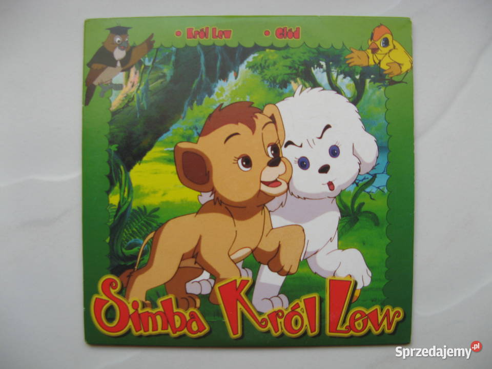Simba Król Lew 5 płyt 10 odcinków Poznań