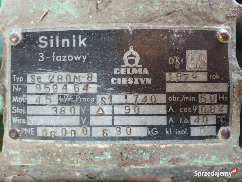 Silnik elektryczny 3 fazowy 45kW Rudnik